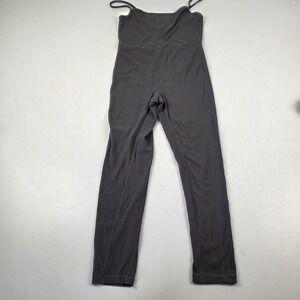 Wilfred Free Jumpsuit Womens Medium Gray Jersey Scoop Neck Spaghetti Strap Slim